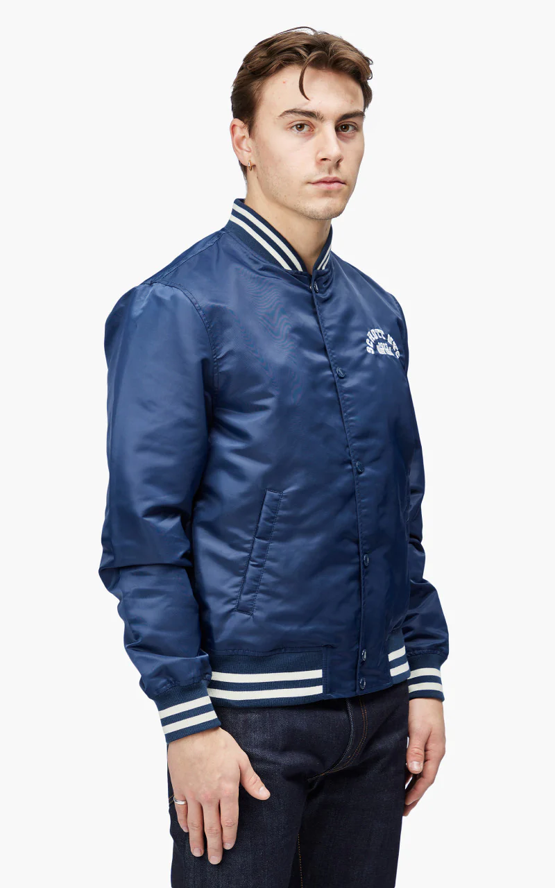 Schott NYC Princeton1 Varsity Jacket Midnight - Image 6