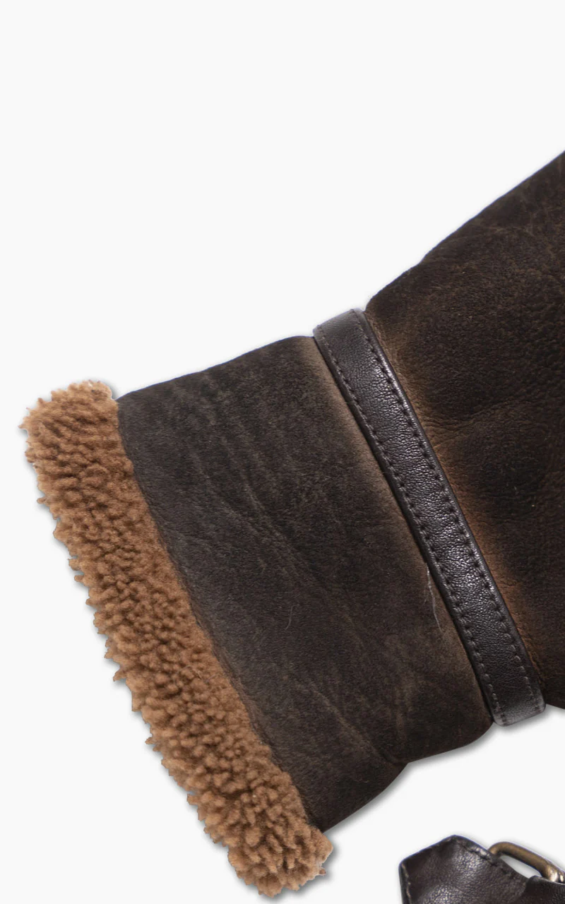 Shangri-La Heritage Aviatore B-3 Shearling Leather Jacket Castagno - Image 10