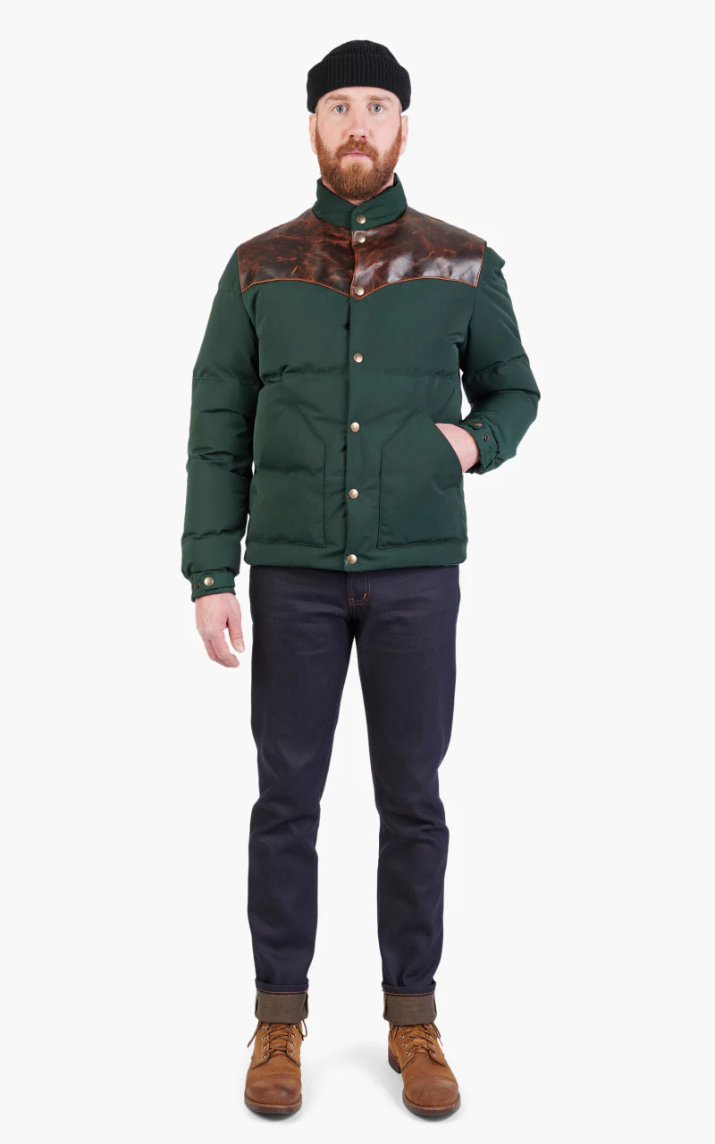 Shangri-La Heritage Bivacco Western Down Jacket Forest Green - Image 2