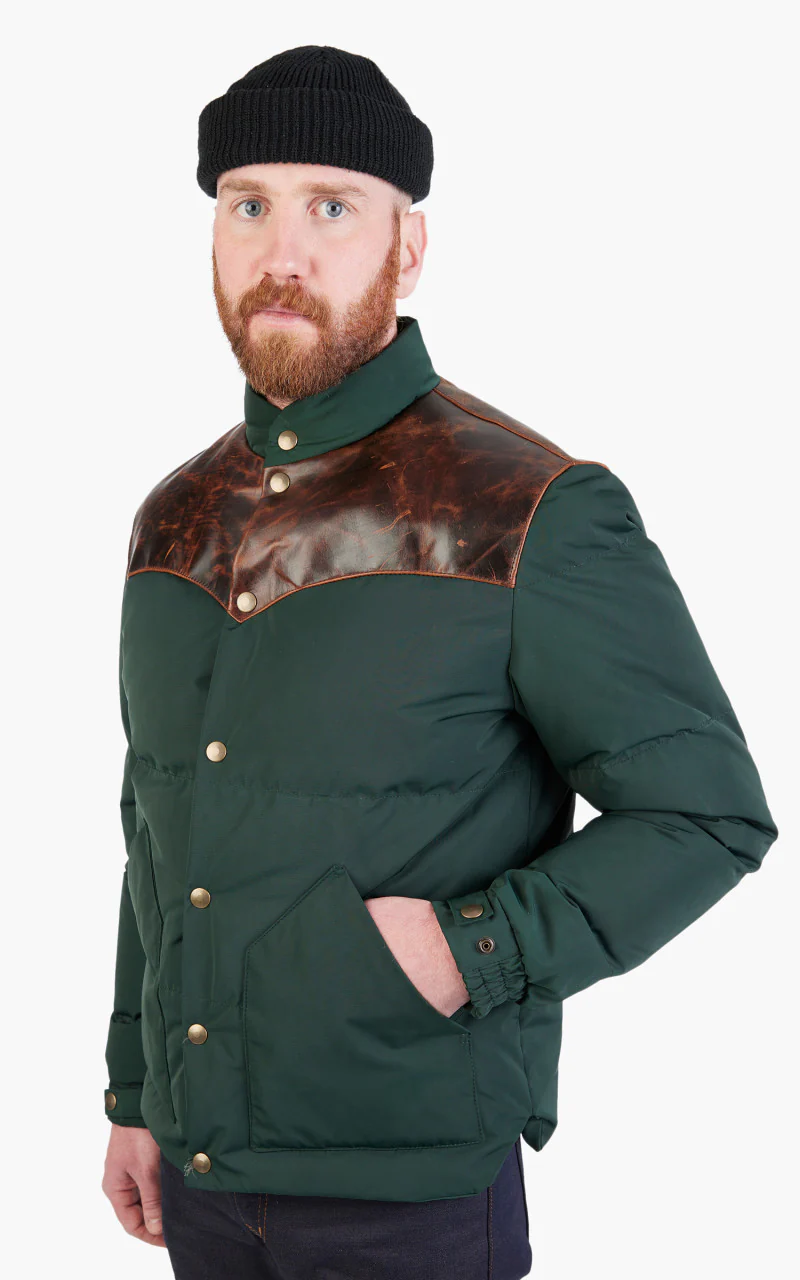 Shangri-La Heritage Bivacco Western Down Jacket Forest Green - Image 4