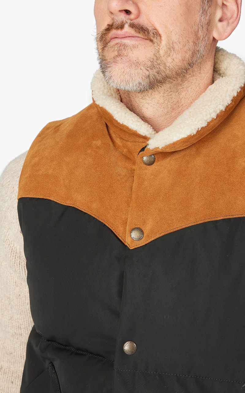 Shangri-La Heritage Bivacco Western Down Vest Black - Image 6