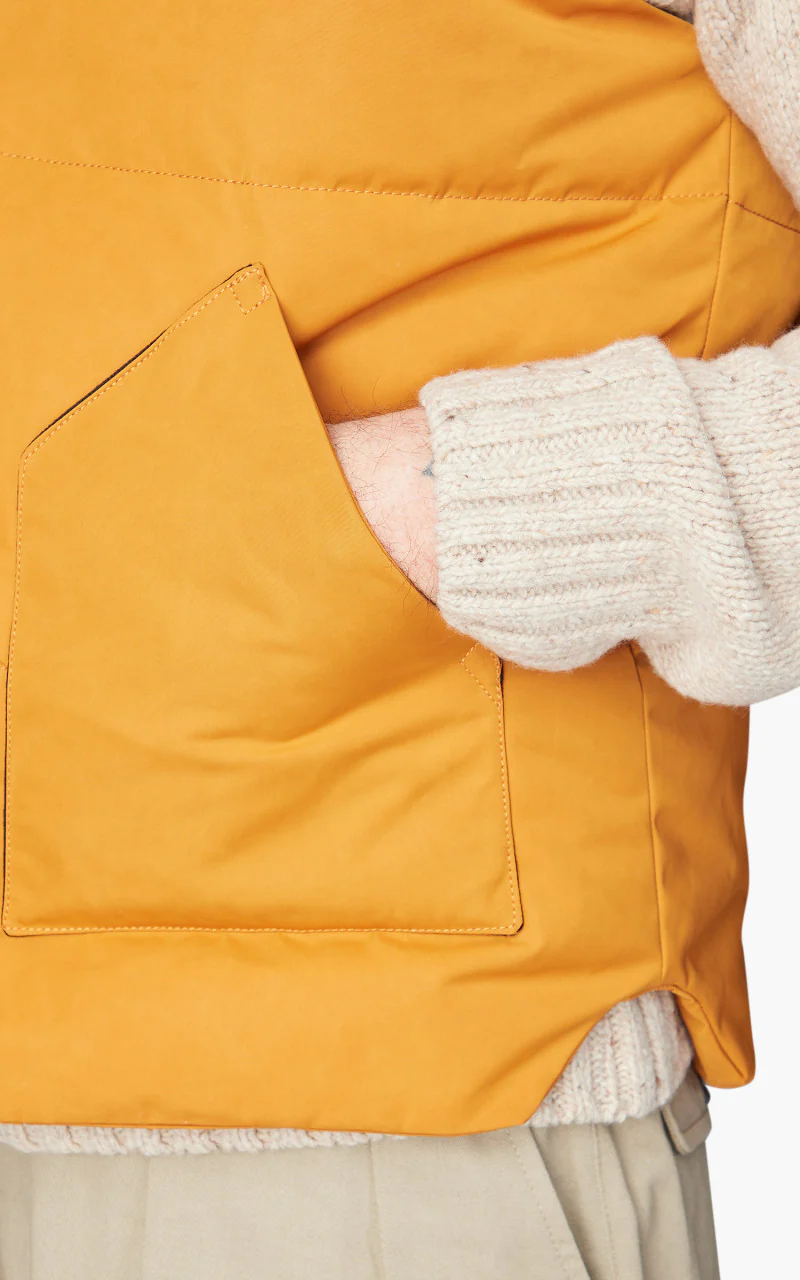 Shangri-La Heritage Bivacco Western Down Vest Yellow - Image 11