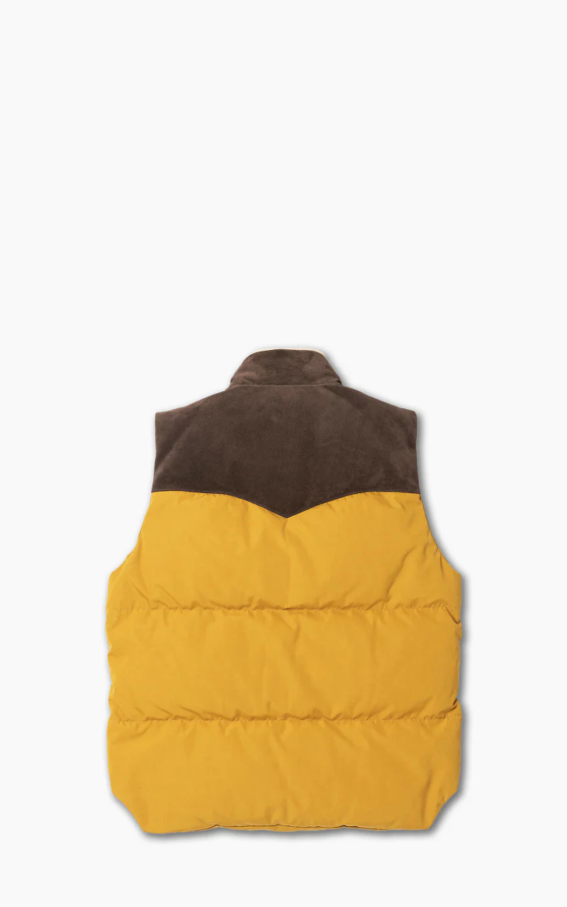 Shangri-La Heritage Bivacco Western Down Vest Yellow - Image 5