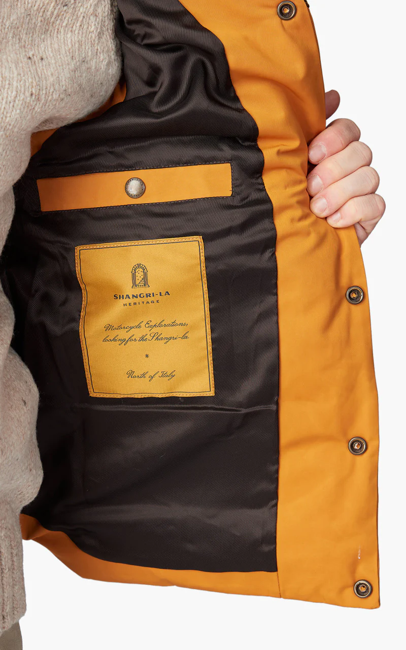 Shangri-La Heritage Bivacco Western Down Vest Yellow - Image 8