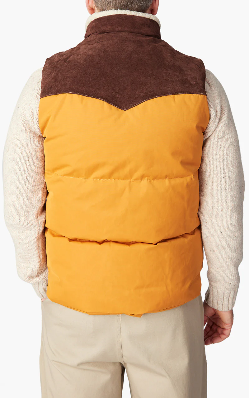 Shangri-La Heritage Bivacco Western Down Vest Yellow - Image 9