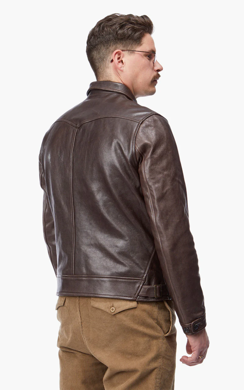 Shangri-La Heritage Cossack Lambskin Leather Jacket Testa di Moro - Image 8