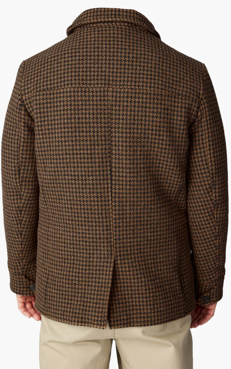 Shangri-La Heritage Enzo Wool Car Coat Pied de Poule - Image 10