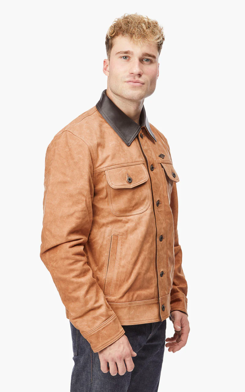Shangri-La Heritage Terracotta Western Jacket Nubuck - Image 7