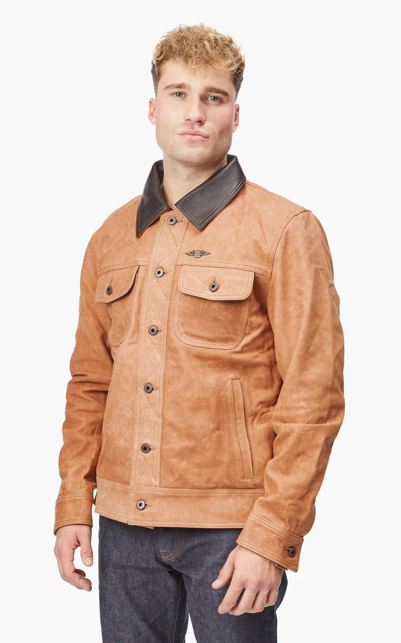Shangri-La Heritage Terracotta Western Jacket Nubuck - Image 8