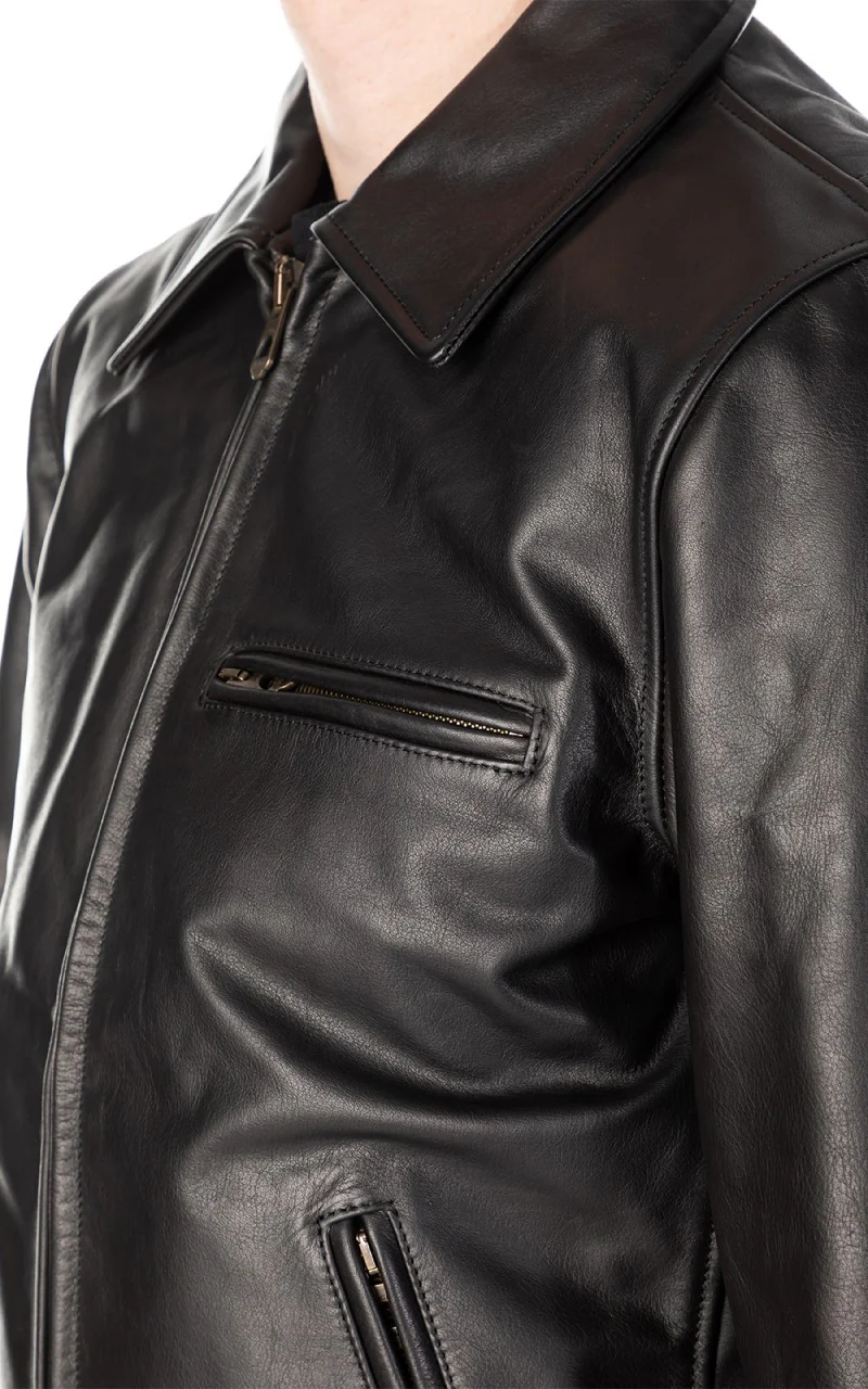 Shangri-La Heritage Varenne Leather Jacket Black - Image 5