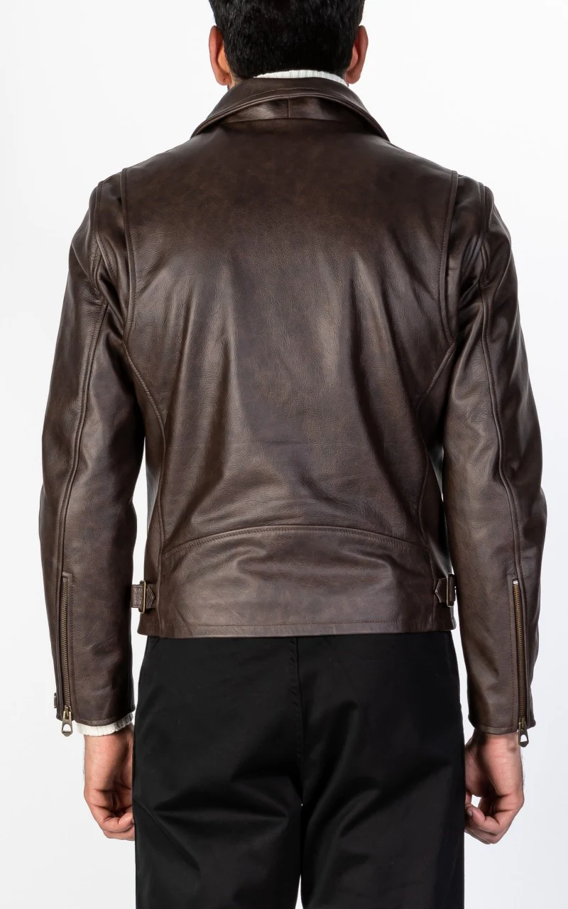 Shangri-La Heritage Varenne Leather Jacket Brown - Image 6