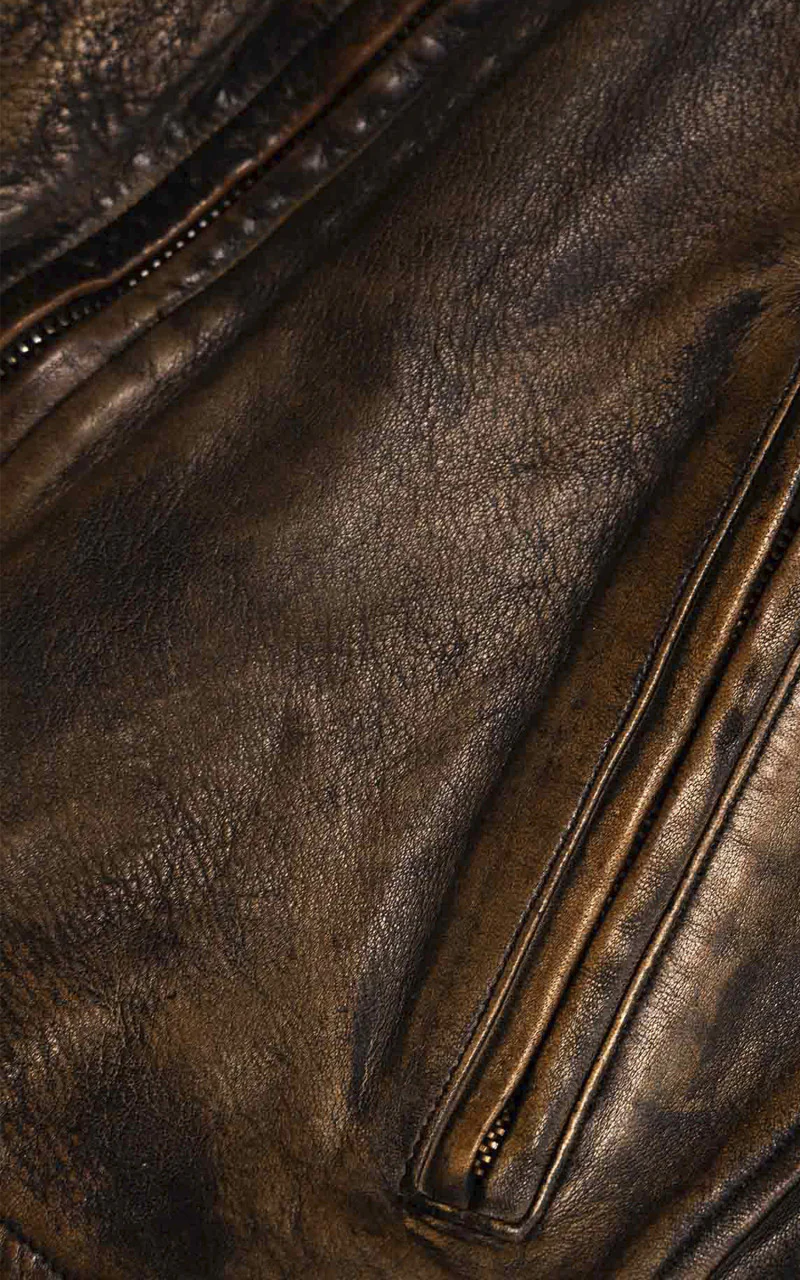 Shangri-La Heritage Varenne Leather Jacket Deserto - Image 13