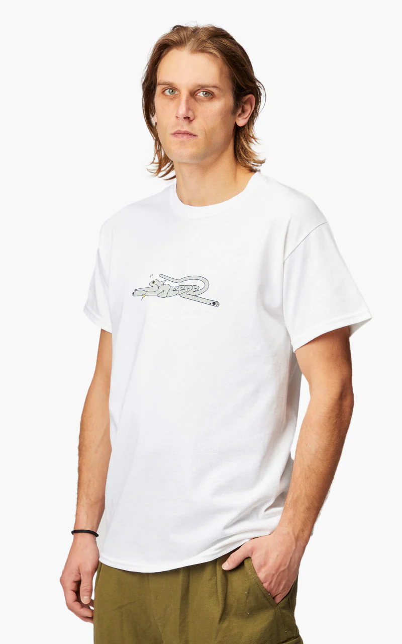 Sneeze Cat Tee White - Image 2