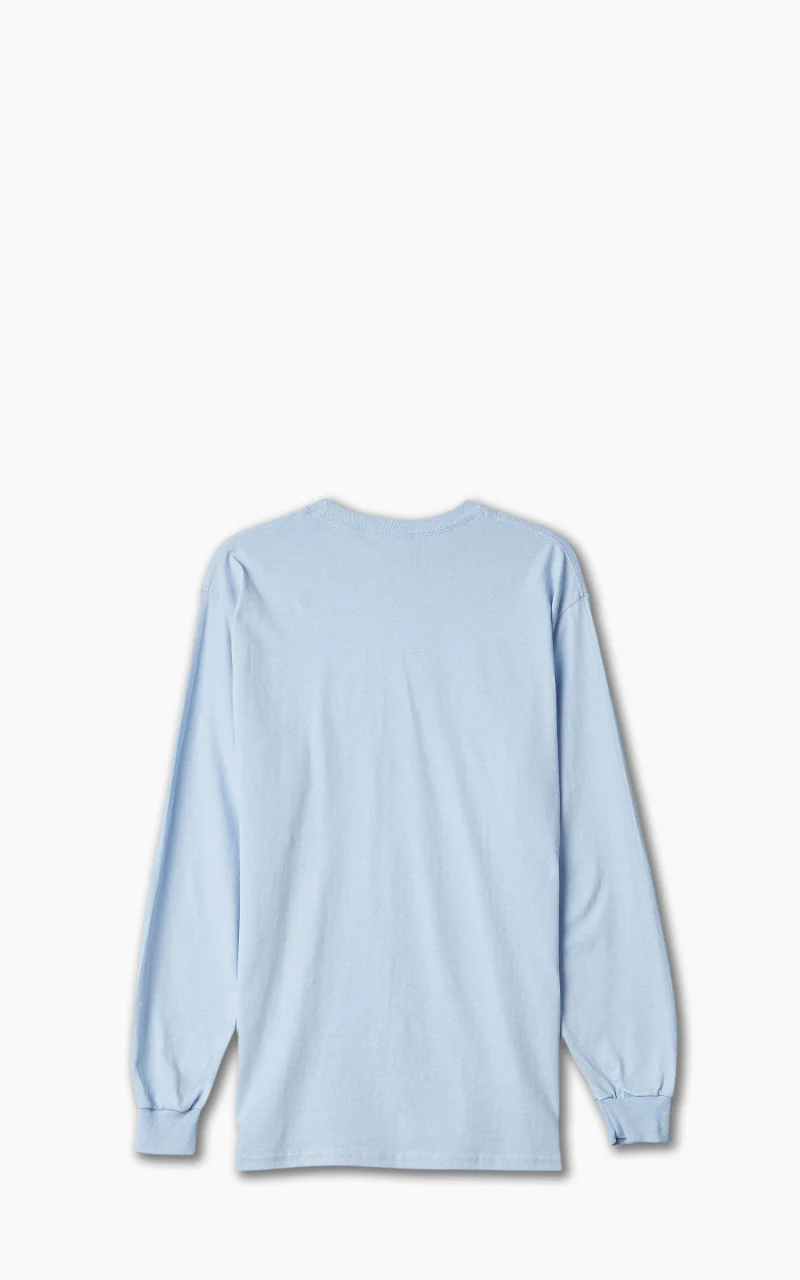 Sneeze Logo Longsleeve Tee Skyblue - Image 3