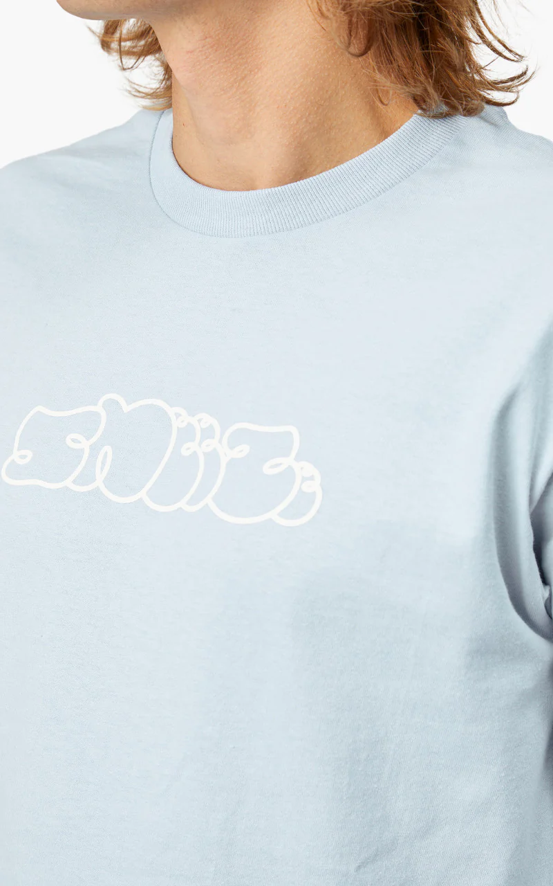 Sneeze Logo Longsleeve Tee Skyblue - Image 8