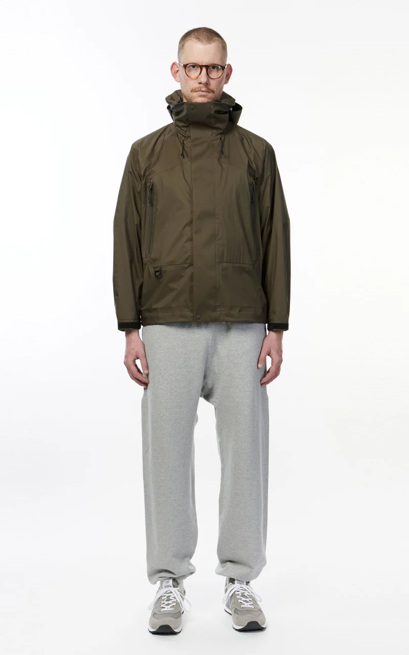Snow Peak 2.5L Rain Jacket Olive - Image 2