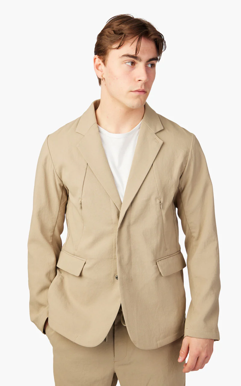 Snow Peak Air Comfort Cloth Jacket Beige - Image 4