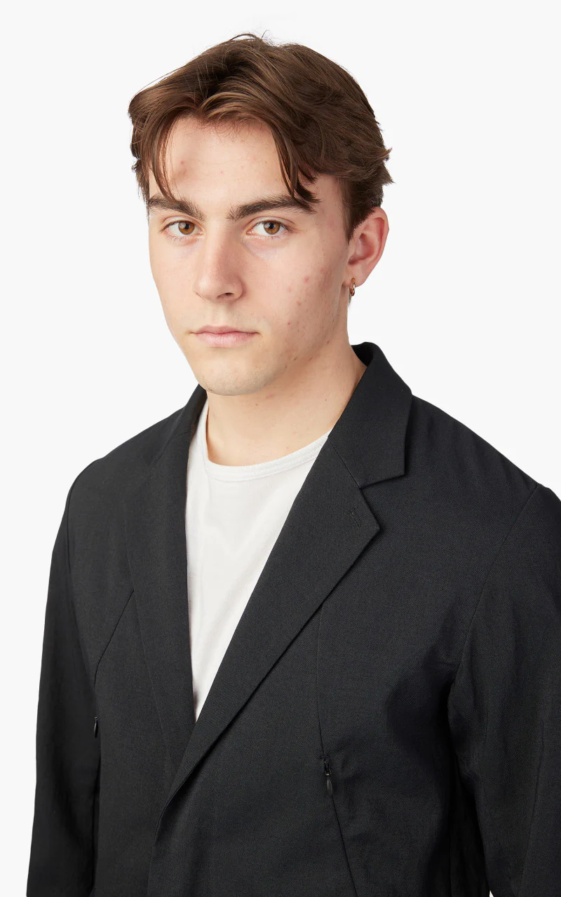Snow Peak Air Comfort Cloth Jacket Black - Image 5