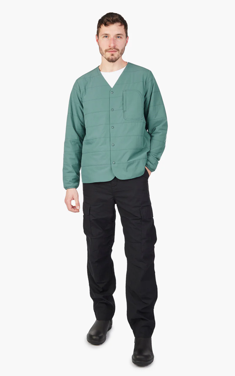 Snow Peak Flexible Insulated Cardigan Balsam Green - Image 3