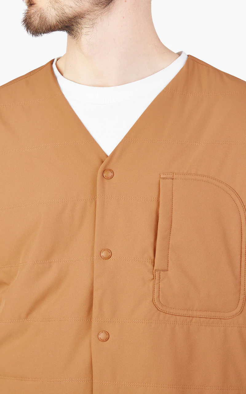 Snow Peak Flexible Insulated Cardigan Brown - Image 7