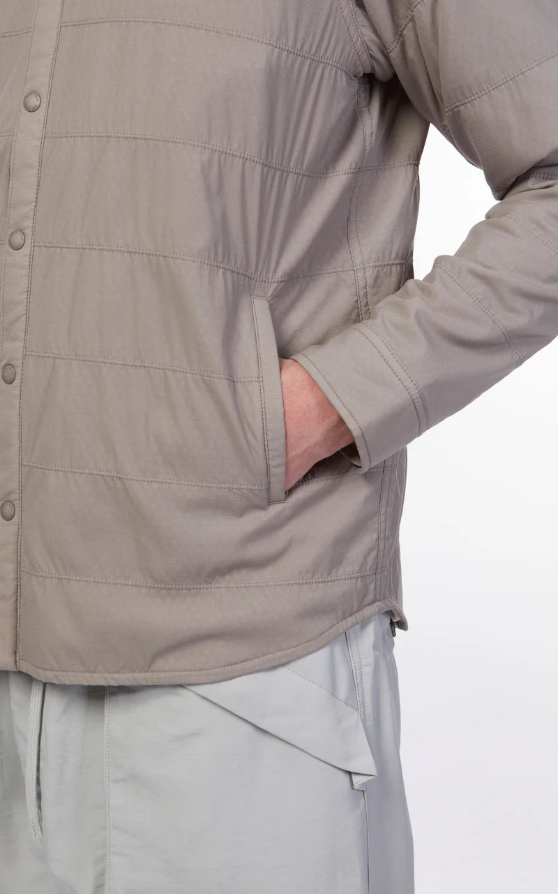 Snow Peak Flexible Insulated Shirt Beige - Image 8