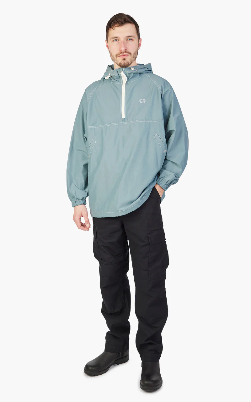 Snow Peak Light Mountain Cloth Parka Blue - Image 3