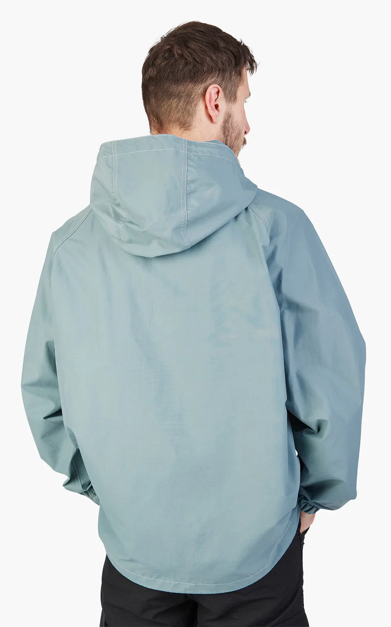Snow Peak Light Mountain Cloth Parka Blue - Image 5