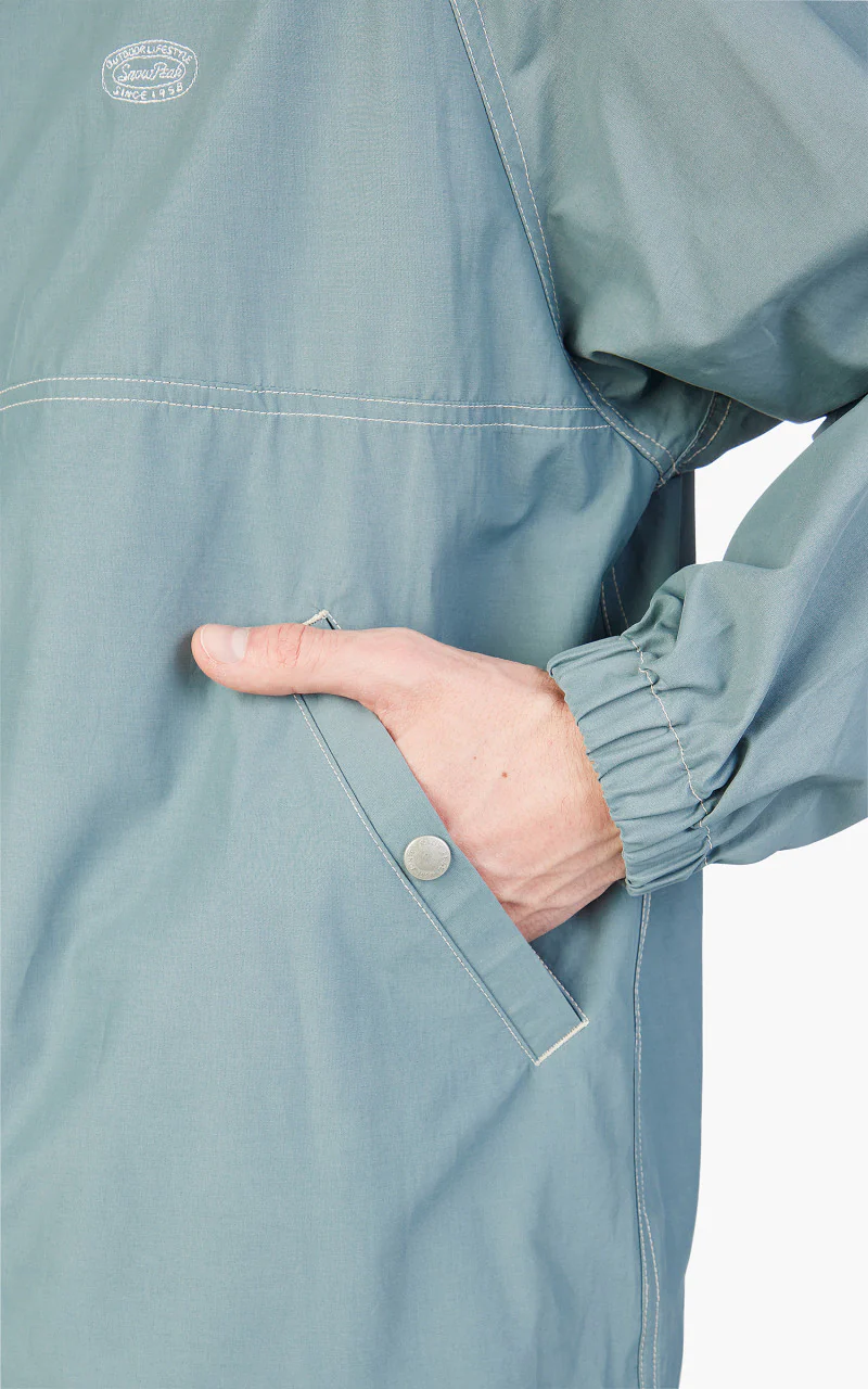 Snow Peak Light Mountain Cloth Parka Blue - Image 7