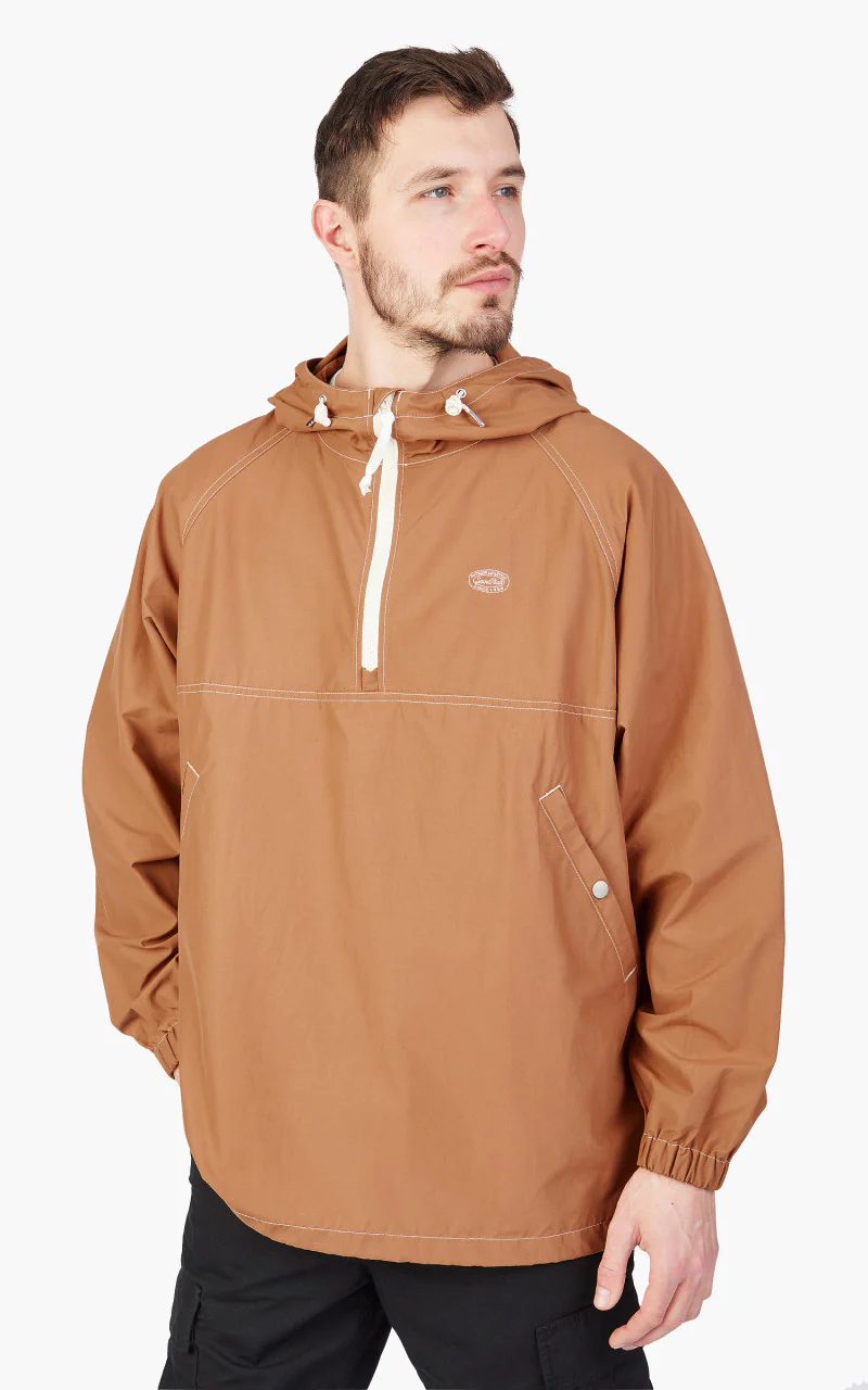 Snow Peak Light Mountain Cloth Parka Brown - Image 4