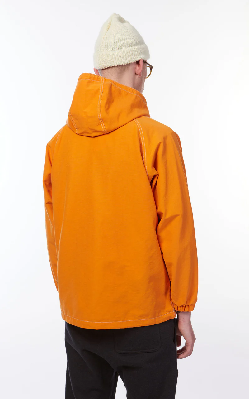 Snow Peak Light Mountain Cloth Parka Orange - Image 6