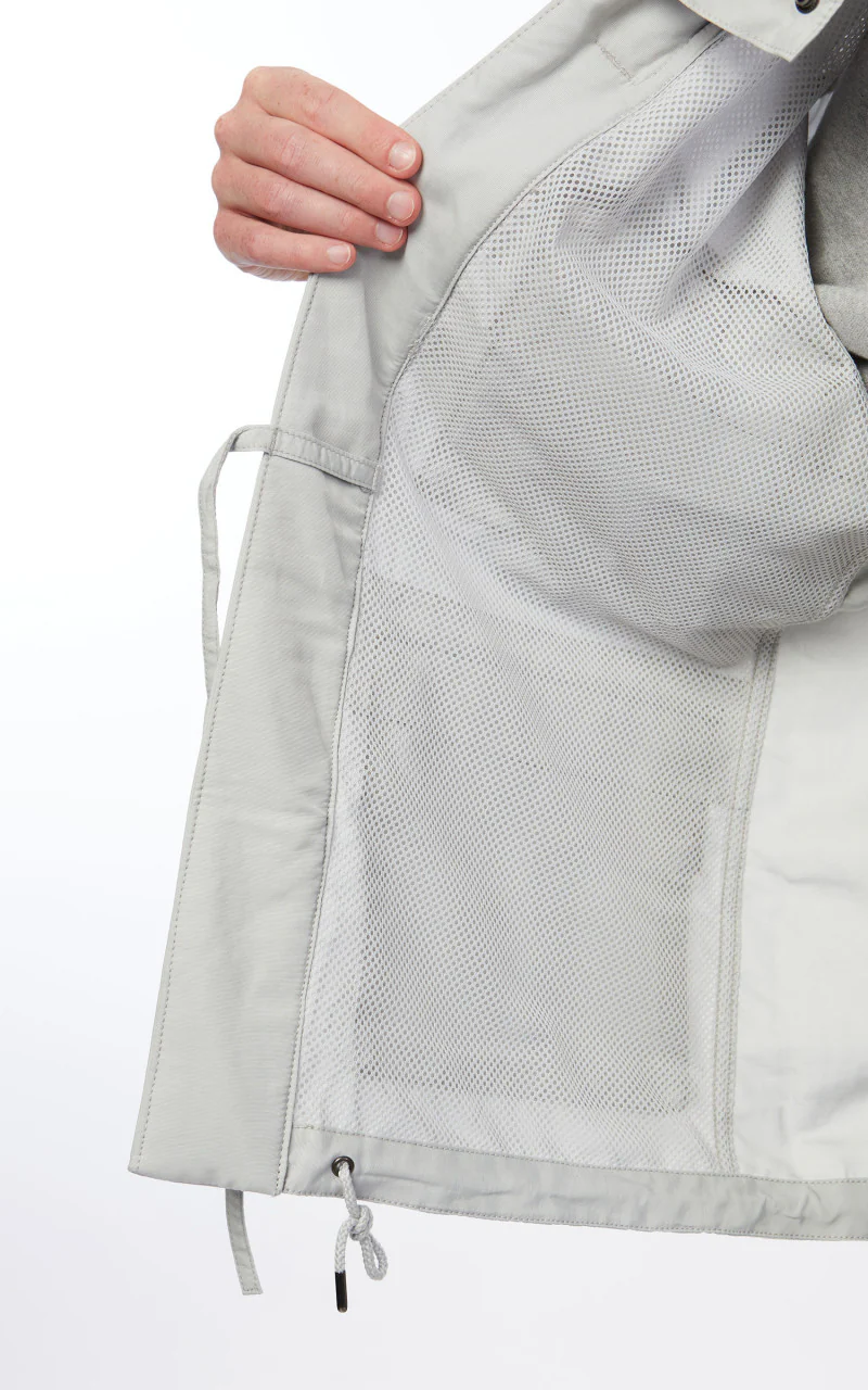 Snow Peak Ny/Paper Cloth Jacket Ice Grey - Image 12