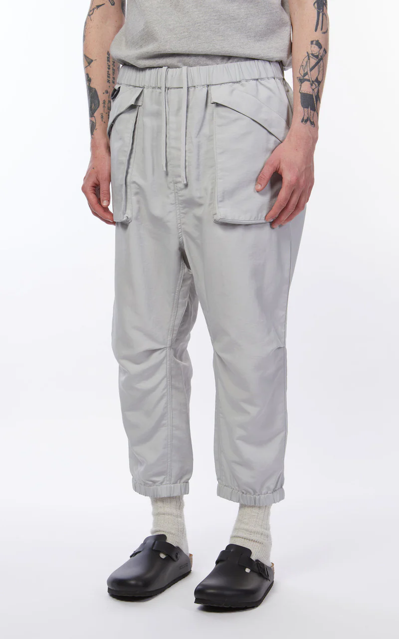 Snow Peak Ny/Paper Cloth Pants Ice Grey - Image 4