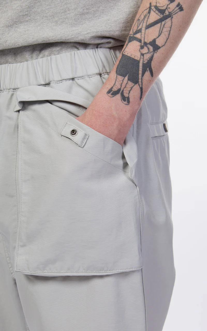 Snow Peak Ny/Paper Cloth Pants Ice Grey - Image 9