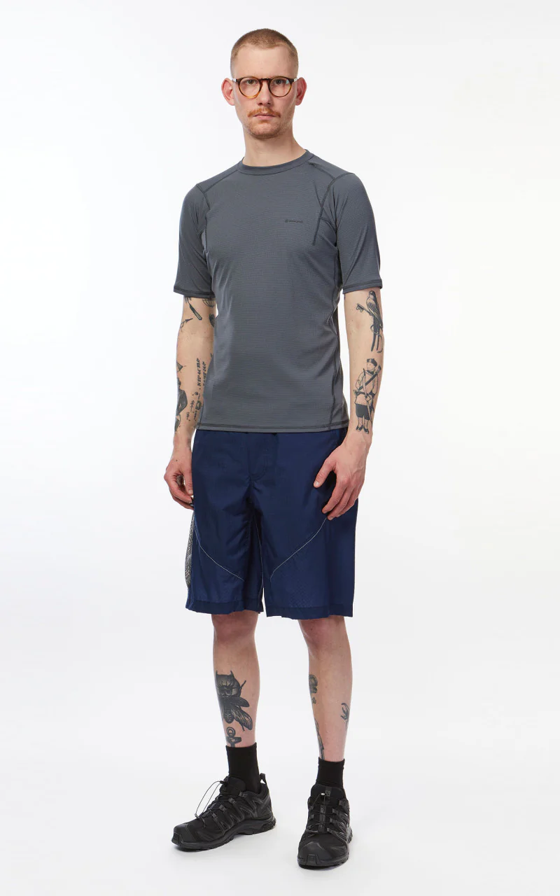 Snow Peak Pe Power Dry S/S Tee Grey - Image 3
