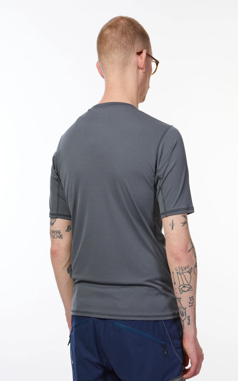 Snow Peak Pe Power Dry S/S Tee Grey - Image 5
