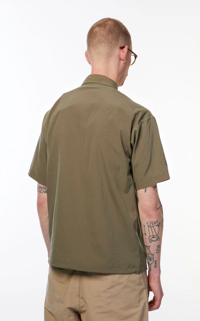 Snow Peak Quick Dry Polo Shirt Brown - Image 5