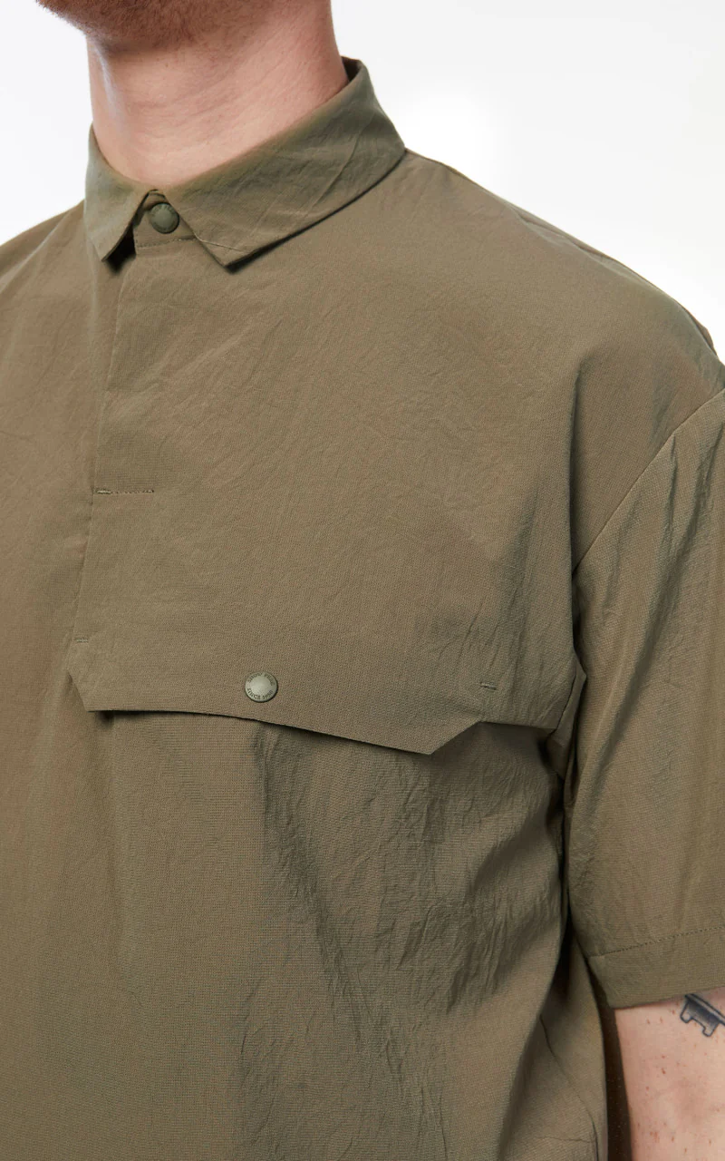 Snow Peak Quick Dry Polo Shirt Brown - Image 6