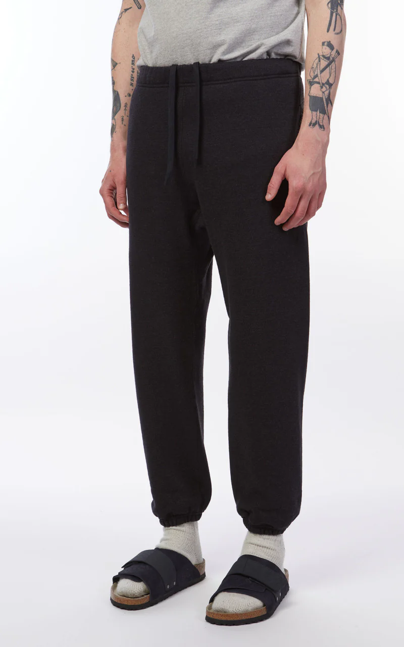 Snow Peak Recycled Cotton Sweat Pants Black - Image 4