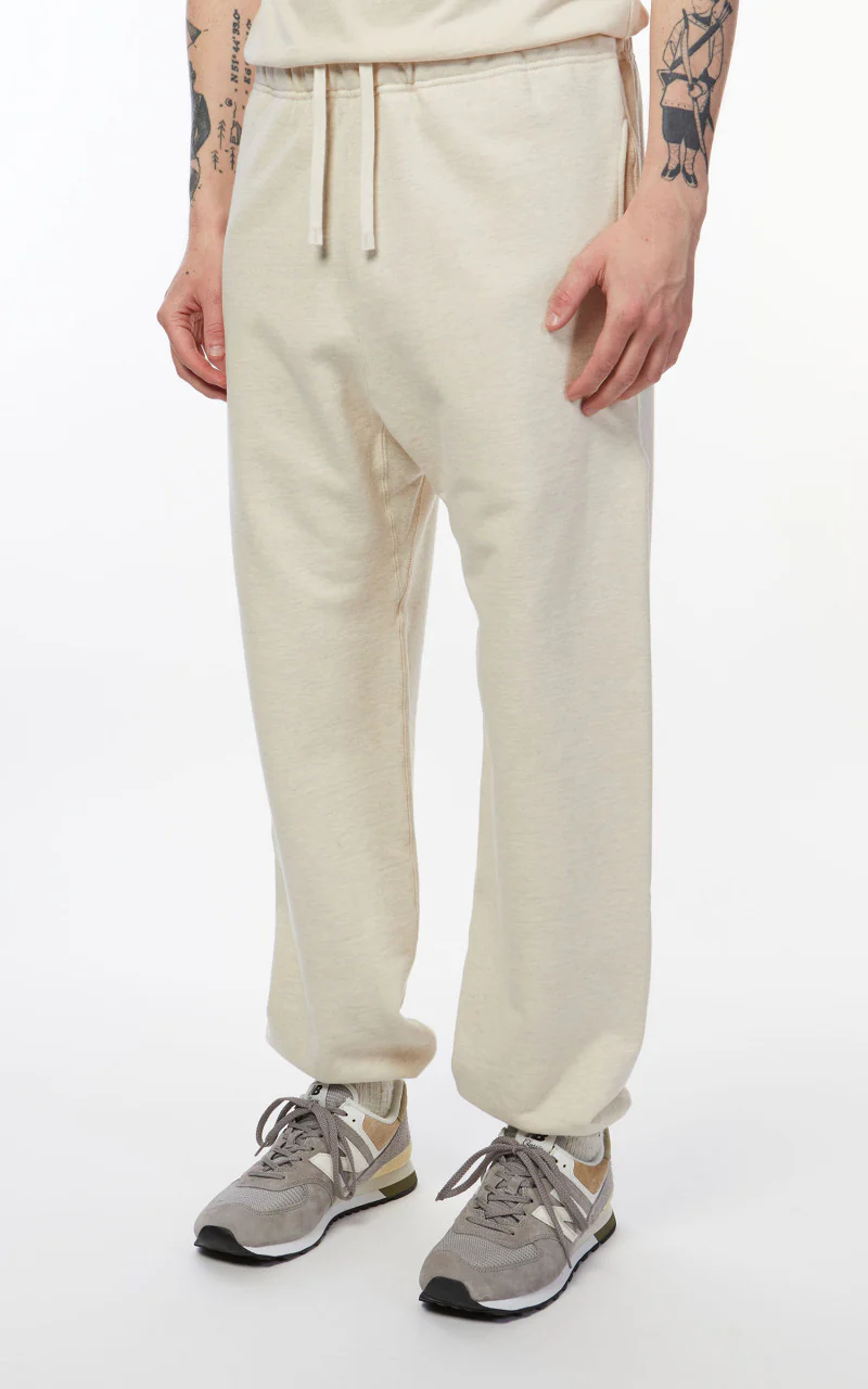 Snow Peak Recycled Cotton Sweat Pants Oatmeal - Image 5
