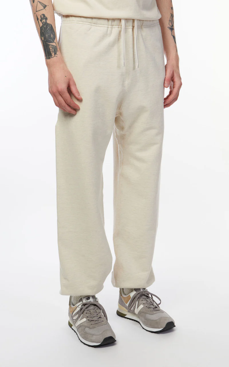 Snow Peak Recycled Cotton Sweat Pants Oatmeal - Image 6