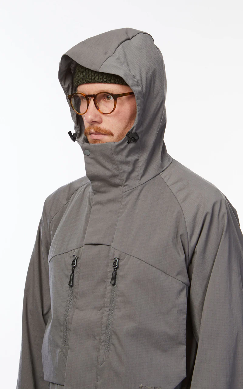Snow Peak Stretch FR Parka Grey - Image 8
