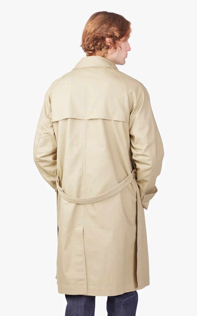 Snow Peak TAKIBI Chino Trench Coat Beige - Image 5