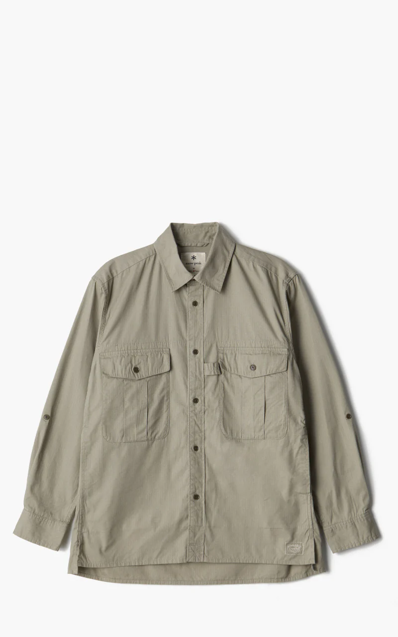 Snow Peak Takibi Light Ripstop Shirt Beige