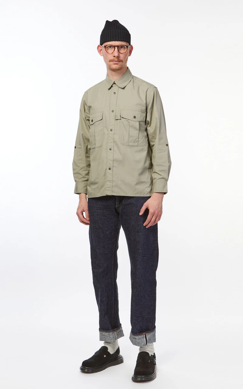 Snow Peak Takibi Light Ripstop Shirt Beige - Image 3