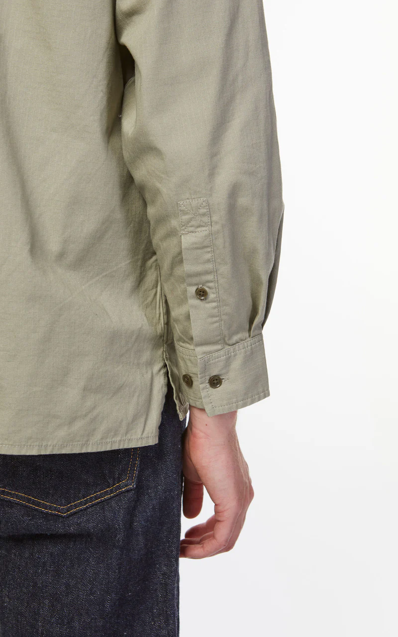 Snow Peak Takibi Light Ripstop Shirt Beige - Image 7