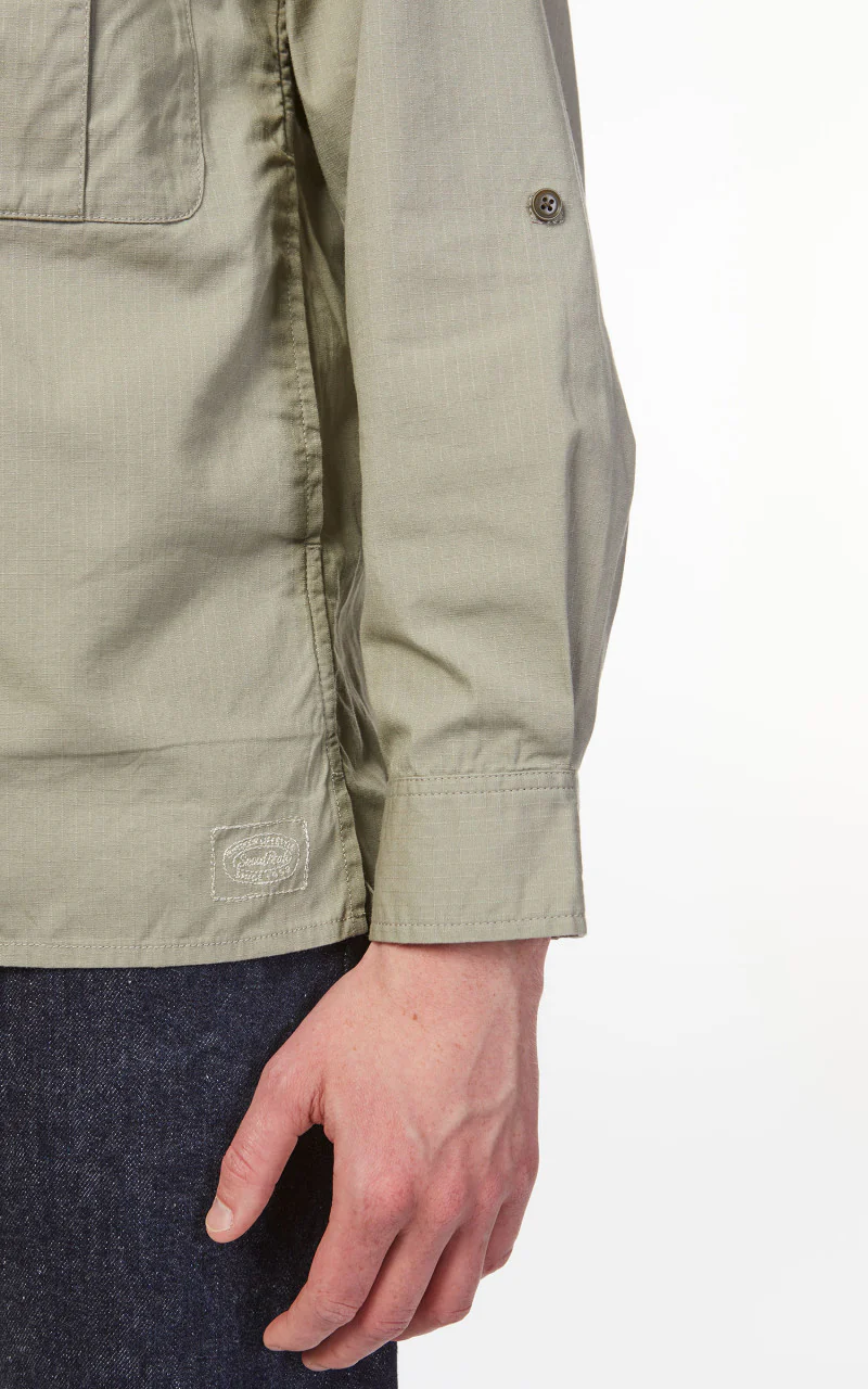 Snow Peak Takibi Light Ripstop Shirt Beige - Image 9