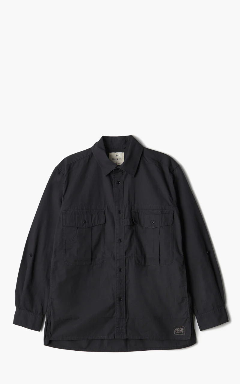 Snow Peak Takibi Light Ripstop Shirt Black
