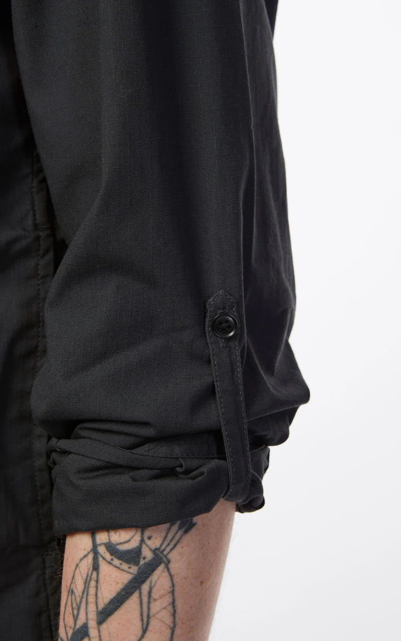 Snow Peak Takibi Light Ripstop Shirt Black - Image 10