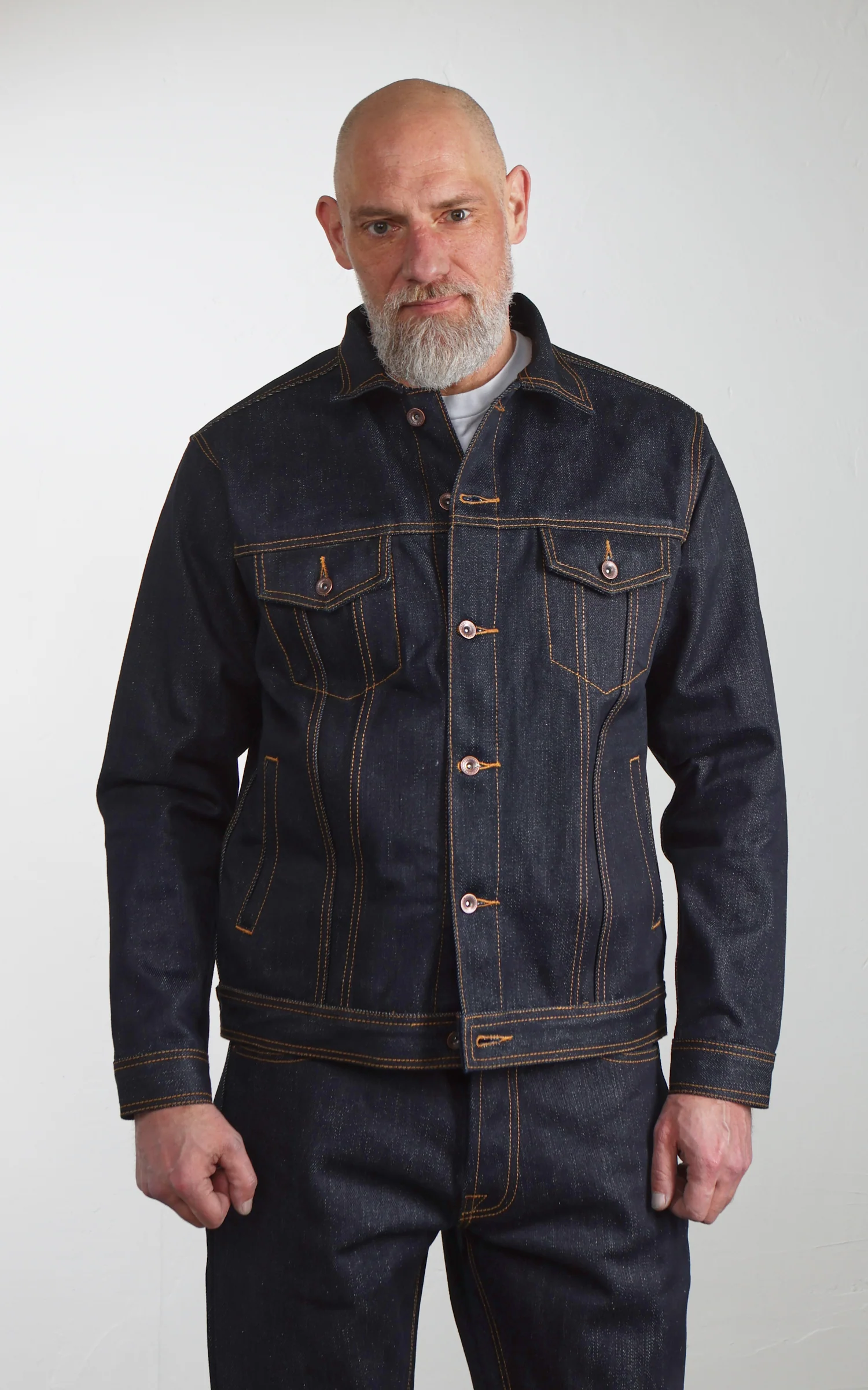 Sosobrothers Denim Jacket Heavyweight Ghost Selvedge Indigo 20oz - Image 6