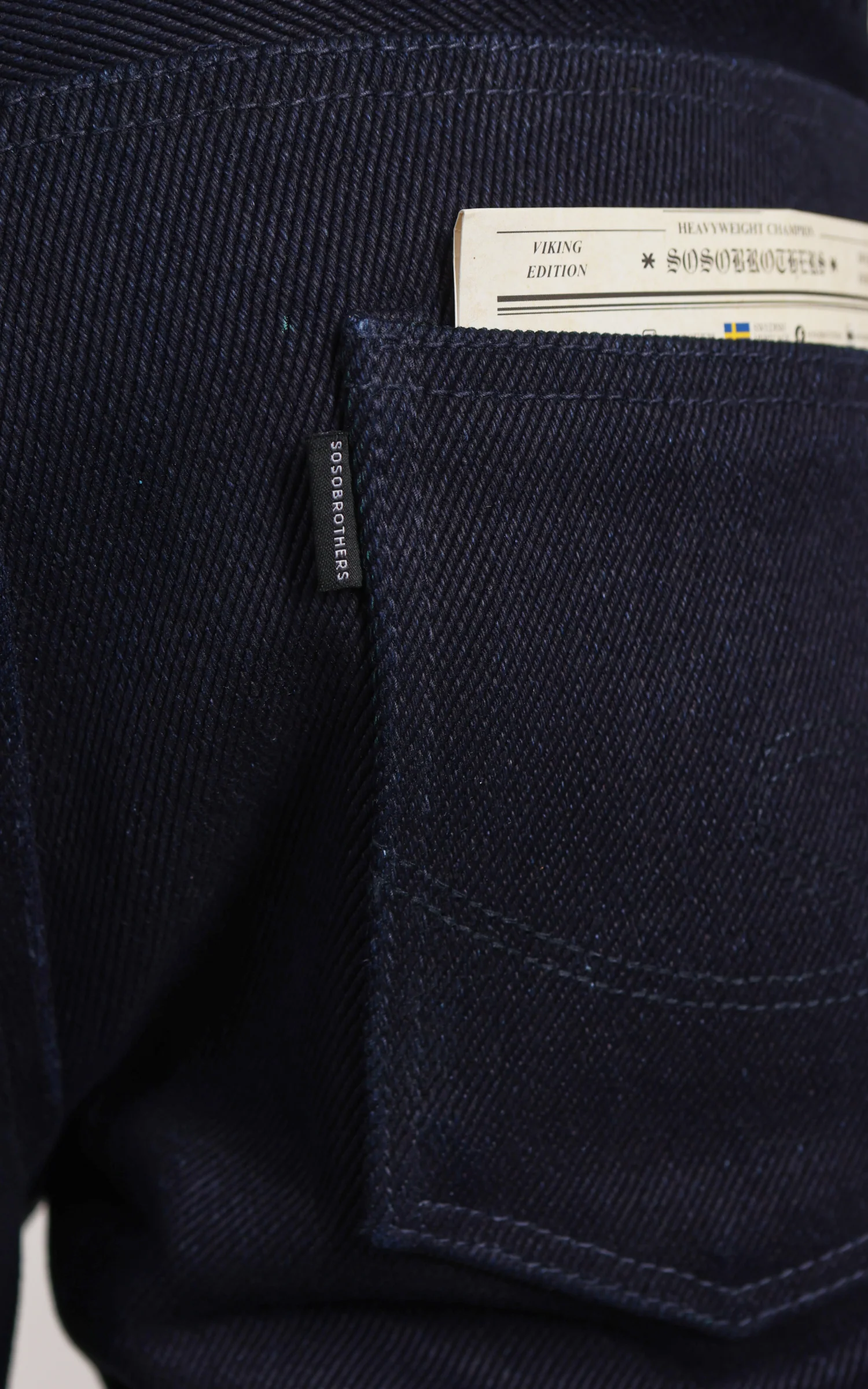 Sosobrothers Regular Jeans "TBOL" Heavyweight Selvedge Double Indigo 33oz - Image 10